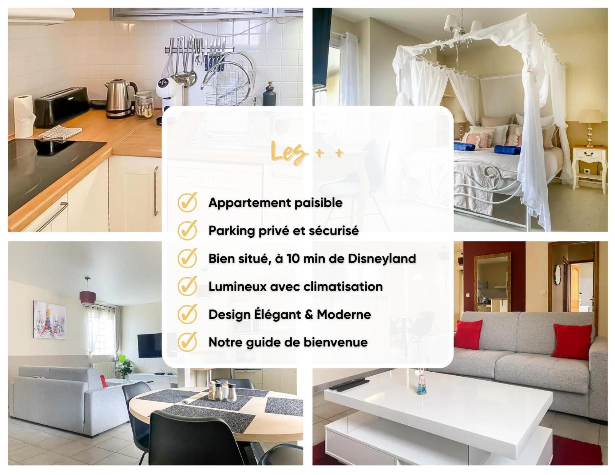 Feeria - Appartement Au Calme Proche De Disneyland Paris Шеси Екстериор снимка